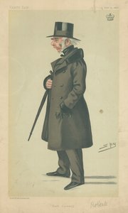 Lord Robartes, East Cornwall, 4 februari 1882, tecknad serie Vanity Fair av Leslie Matthew Ward
