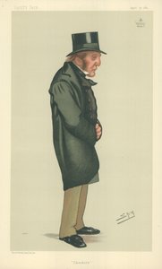 Lord Tollemache, Cheshire, 30 april 1881, tecknad serie Vanity Fair av Leslie Matthew Ward