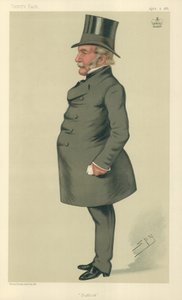 Lord Waveney, Suffolk, 2 april 1881, tecknad serie Vanity Fair av Leslie Matthew Ward