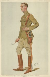 Major Edward James Montagu Stuart-Wortley, Eddie, 26 oktober 1899, tecknad Vanity Fair av Leslie Matthew Ward
