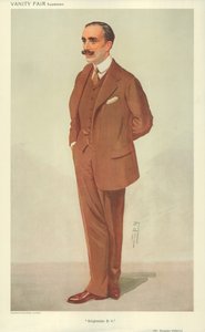 Douglas Vickers, Brightside DV, 30 december 1909, Vanity Fair-karikatyr. av Leslie Matthew Ward