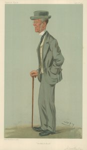 Mr Edward Weatherby, Tändsticksboken, 17 oktober 1901, tecknad serie Vanity Fair av Leslie Matthew Ward
