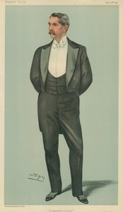 Mr Henry White, A Diplomatic Cousin, 2 mars 1899, Vanity Fair-tecknat av Leslie Matthew Ward