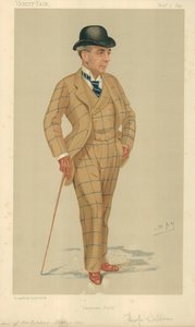 Mr Hwfa Williams, Sandown Park, 7 november 1891, tecknad serie Vanity Fair av Leslie Matthew Ward