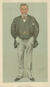 James Thompson, Caledonian Railway, 15 augusti 1895, Vanity Fair-karikatyr. av Leslie Matthew Ward