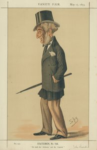 Mr John Laird, He built the Alabama and the Captain, 17 maj 1873, Vanity Fair-tecknad serie av Leslie Matthew Ward