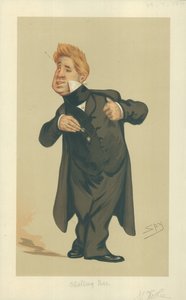 John Laurence Toole, Spelling Bee, 29 juli 1876, Vanity Fair-karikatyr. av Leslie Matthew Ward