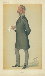 Mr John Tenniel, Punch, 26 oktober 1878, tecknad serie Vanity Fair av Leslie Matthew Ward