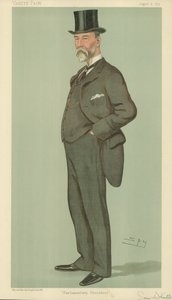 Mr Samuel Whitbread, parlamentariskt förfarande, 8 augusti 1895, Vanity Fair-tecknad serie av Leslie Matthew Ward