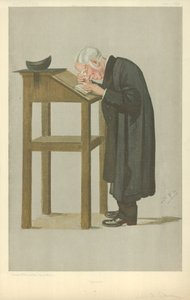Mr W A Spooner, Spooner, 21 april 1898, tecknad serie Vanity Fair av Leslie Matthew Ward