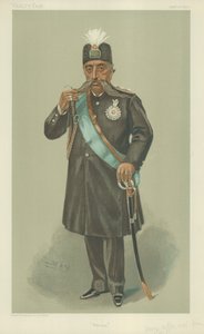 Muzaffer-Ed-Din, shahen av Persien av Leslie Matthew Ward