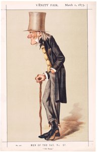 Professor Sir Richard Owen, FRS, KCB, naturforskare, 1873 av Leslie Matthew Ward