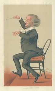Richard Wagner, Music of the Future, 19 maj 1877, Vanity Fair-tecknad film av Leslie Matthew Ward