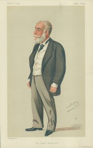 Sir Albert Abdallah David Sassoon, The Indian Rothschild, 16 augusti 1879, Vanity Fair tecknad serie av Leslie Matthew Ward