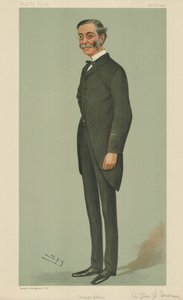 Sir Thomas Henry Sanderson, Foreign Affairs, 10 november 1898, Vanity Fair-tecknad film av Leslie Matthew Ward