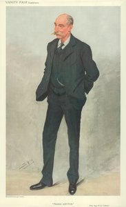 The Hon Robert Garnett Tatlow, Glasgow, 16 juni 1909, Vanity Fair-tecknad film av Leslie Matthew Ward
