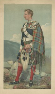 Marquess of Tullibardine (färg litho) av Leslie Matthew Ward