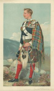 The Marquis of Tullibardine, Scottish Horse, 23 mars 1905, Vanity Fair tecknad film av Leslie Matthew Ward