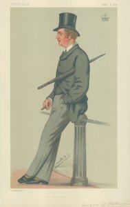 The Marquis of Waterford, The great man of Waterford, 9 augusti 1879, Vanity Fair tecknad film av Leslie Matthew Ward