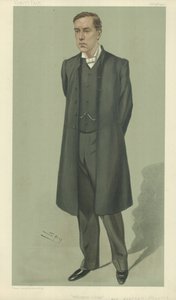 Rev Bertram Pollock (färg litho) av Leslie Matthew Ward