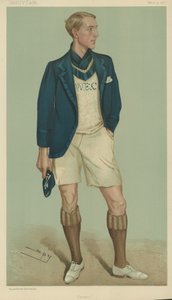 W E Crum, ordförande för Oxford University Boat Club av Leslie Matthew Ward