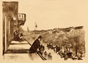 Kaffeterrass Unter den Linden av Lesser Ury