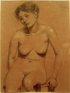 Naken tjej av Lesser Ury