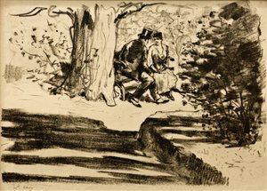 Par på bänken av Lesser Ury