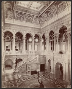Kongressens bibliotek: Stora trapphallen av Levin C. Hardy