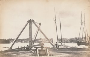Konstruktion av Washington akvedukt av Lewis Emory Walker