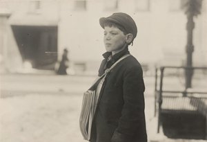 Tony Casale, "Bologna," 11 år gammal har sålt tidningar i 4 år, Hartford, Connecticut, mars 1909
