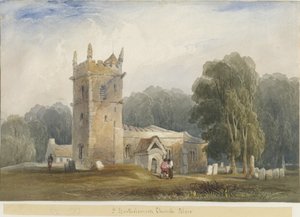 Blore Church: akvarellmålning och [c 1830]