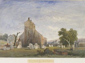 Flash Chapel: akvarellmålning och [c 1830-1840] av Lewis John Wood