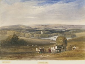 Greenway Bank: akvarellmålning och [c 1830-1840] av Lewis John Wood
