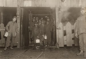 Vid dagens slut, Pennsylvania av Lewis Wickes Hine