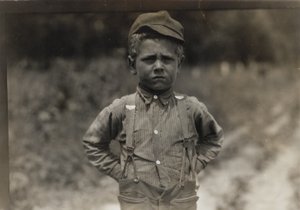 Lantlig fältarbetare, New England av Lewis Wickes Hine