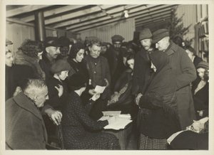WPA-hjälpsedlar utdelade till arbetslösa gruvarbetare, Scott