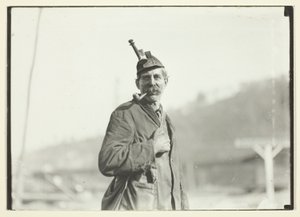 Walesisk kolgruvearbetare, gruva i West Virginia av Lewis Wickes Hine