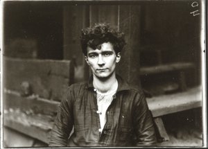 Ung tysk stålarbetare, Pittsburgh av Lewis Wickes Hine