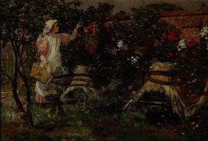 Tjej och bikupor av Lexden L. Pocock