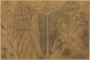 Boende i Longmian Sleeping Dragon Mountains, 1100-1200-talet. av Li Gonglin