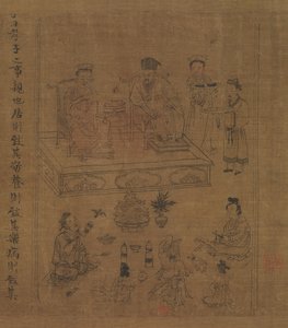 The Classic of Filial Piety, ca. 1085. av Li Gonglin