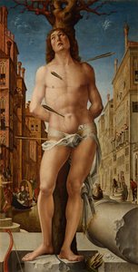 Sankt Sebastian, 1495-c.1500 av Liberale