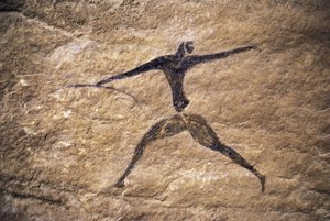 Archer, grottmålning, Tassili n
