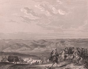 Slaget vid Freiburg, Tyskland, augusti 1644, trettioåriga kriget, stålgravyr på kinapapper av Unbekannt Unbekannt