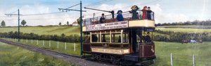Elektriskt tåg från Burton & Ashby Light Railways av Unbekannt Unbekannt