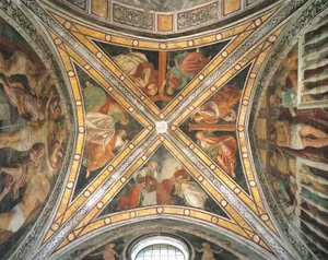 Italien, regionen Lombardiet, Milano, kapellet Santa Corona valv i kyrkan Santa Maria delle Grazie av Unbekannt Unbekannt
