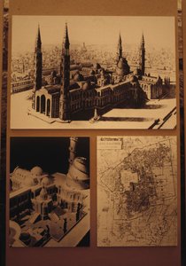Planer och ritningar av Gamla stan i Jerusalem, Jerusalem Tower of David Museum av Unbekannt Unbekannt