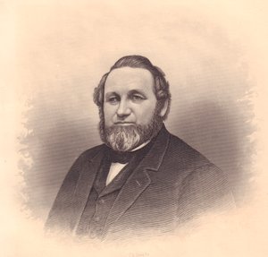 Porträtt av Abel Minard, gravyr av F E Jones från Ladies Repository, USA, cirka 1870 av Unbekannt Unbekannt