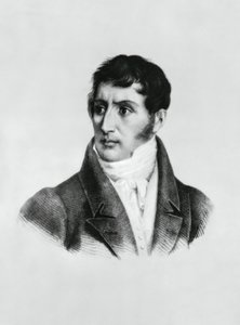 Porträtt av Alessandro Manzoni (1785-1873), italiensk författare, poet och dramatiker, gravyr av Unbekannt Unbekannt